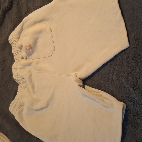 Mens Free Planet Beige Sweatpant Shorts - Picture 5 of 8